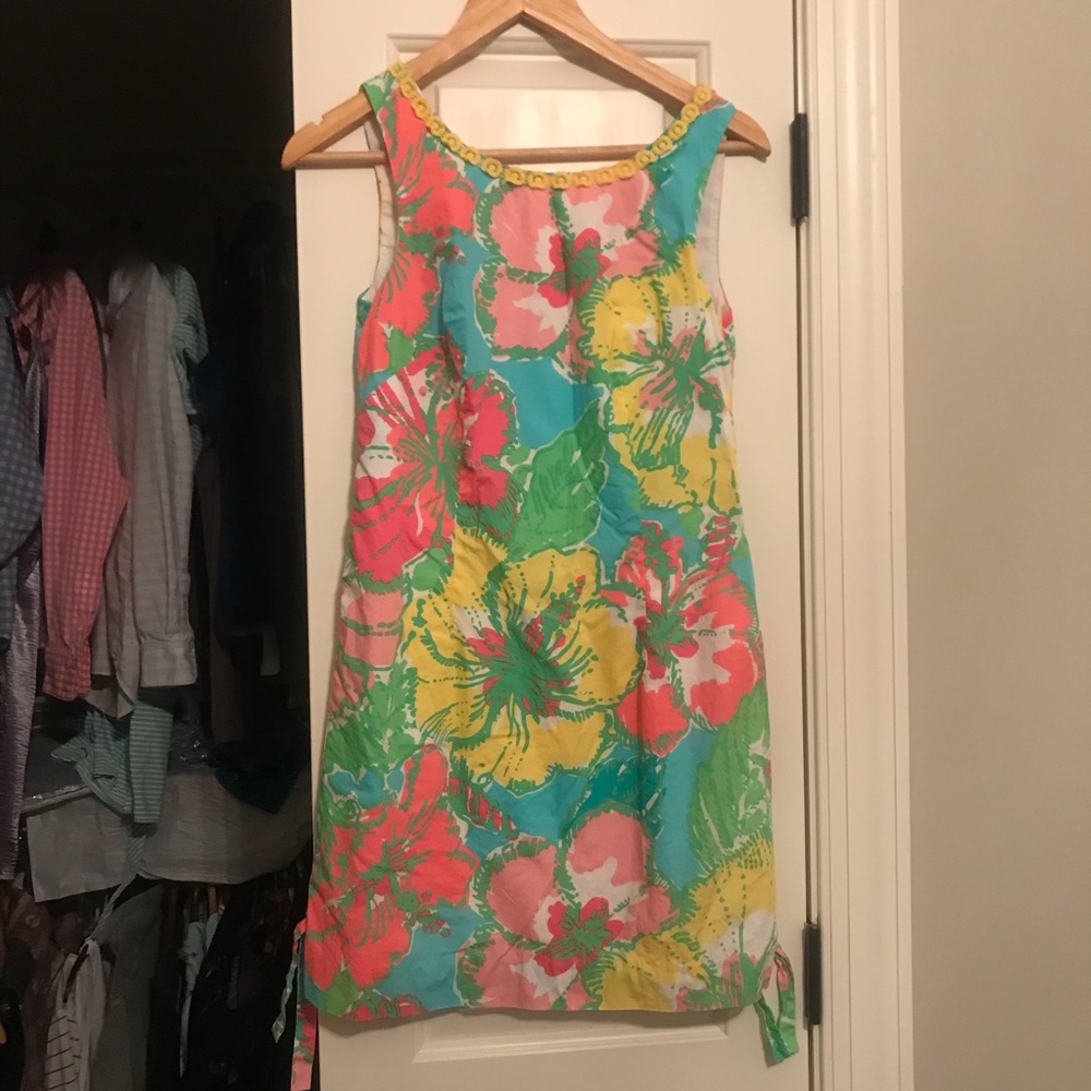 Lilly Pulitzer Big Flirt Floral Delia Shift Dress